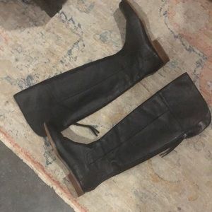 Franco Sarto knee high leather boots